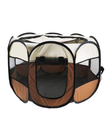 SING F LTD 72x72x45cm Dog Puppy Cat Pet Playpen Pen Fence Fabric Folding Portable Exercise Enclosures House Indoor Outdoor