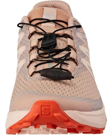 Salomon Women's Sense Ride 4 Trail Running Shoes - Sirocco/Peachy Keen/Red Orange - Size 9 - Buy Online on SooperMarket.com