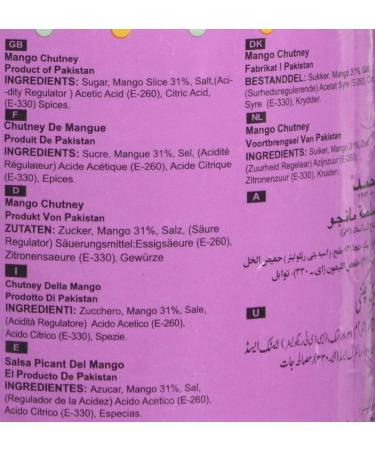 Ahmed Foods Hot Mango Chutney 400 g - Buy Online on SooperMarket.com