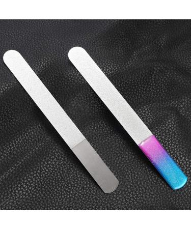 Stainless Steel Smooth Buffer Epoxy Resin Polisher Resin Polishing Tools Metal Nail Double Sided File Manicure - Buy Online on SooperMarket.com
