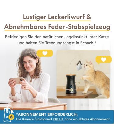 Furbo 360 Cat Camera | Premium Security Package | Intelligent Toy & Home Monitoring - Subscription Required - Buy Online on SooperMarket.com