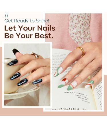 Modelones Gel Nail Kit 28 Colors Fall Winter Gel Nail Polish Set with Lamp - DIY Home Nail Curing Kit for Women - Buy Online on SooperMarket.com