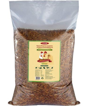 10lbs Bulk Non-GMO Dried Mealworms for Reptile  Tortoise ; Amphibian Lizard ;Wild Birds; Chichens; Duck etc