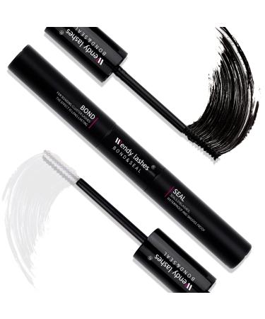 Cluster Lash Bond and Seal Lash Cluster Glue for Individual Eyelash Extensions Strong Hold Individual Lash Glue Individual Eyelashes Glue Mascara for Personal Makeup Use at Home(5ml) Lash Bond and Seal 0.17 Fl Oz (Pack of 1)