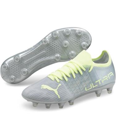 PUMA Women's Ultra 3.4 FG Football Shoes - 38 EU Diamond Silver & Fizzy Light - Ideal for Soccer - International Shipping Available - Buy Online on SooperMarket.com