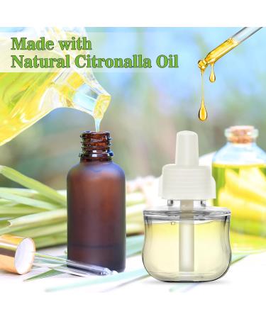 SCENTORINI Citronella Plugin Refills - Compatible with Air Wick Scented Oil Warmers | Essential Oil Air Fresheners for Home & Bathroom | 3 Refills - Buy Online on SooperMarket.com