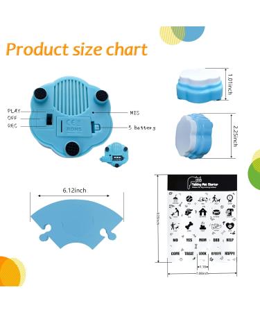 Shop Mmggaish 8 Colorful Dog Buttons for Communication | Complete Pet Training Set with 50 Stickers & Fixing Pads | International Shipping Available - Buy Online on SooperMarket.com