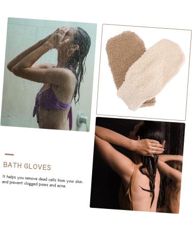16-Piece FRCOLOR Bath Gloves and Body Scrub Mitt Set for Exfoliating and Spa Massage - Buy Online on SooperMarket.com