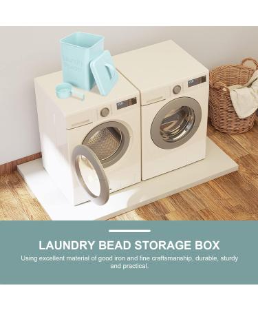 Cabilock 1 Softener Dispenser Set Laundry Box Household Iron Bucket Washing Bucket Laundry Holder for Washing Laundry Storage Fabric Softener Fabric Sky-blue 23X15.5CM - Buy Online on SooperMarket.com