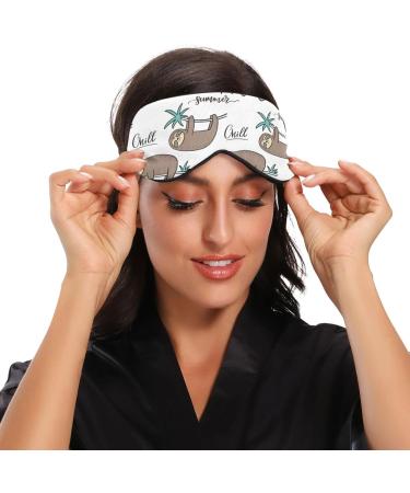 Unisex Haskirky Light Blocking Eye Mask for Deep Sleep | Adjustable & Breathable for Travel, Meditation, and Office Use - Buy Online on SooperMarket.com