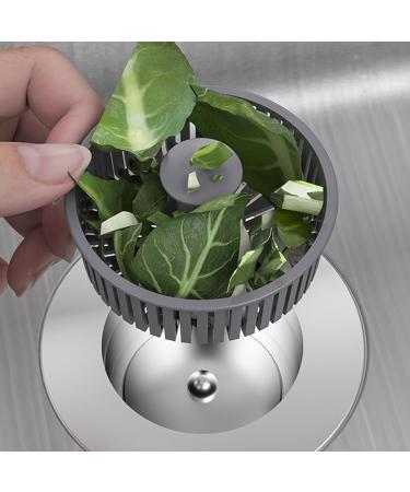 Upgraded Sink Filter Bathroom Shower Hair Filter Catch Drain Cover Kitchen Sink Plug Strainer Hole Easy Waste Disposal Sink Basket for Kitchen Drain - Buy Online on SooperMarket.com