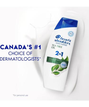 Head & Shoulders Tea Tree Oil 2-in-1 Anti-Dandruff Shampoo + Conditioner 370 mL 370 g (Pack of 1) - Buy Online on SooperMarket.com