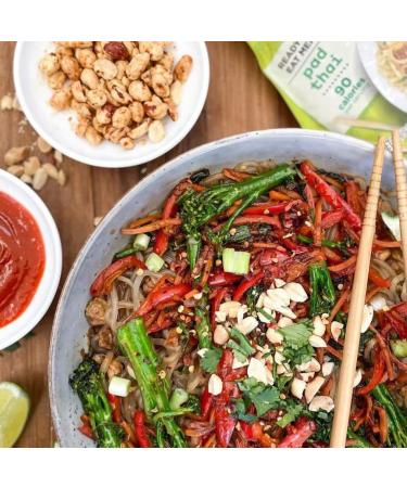 Miracle Noodle Pad Thai Noodles - Plant Based Vegan Shirataki Noodles - Gluten Free Paleo Friendly - Non-GMO Asian Noodles - 10 Oz (6-Pack) - Buy Online on SooperMarket.com