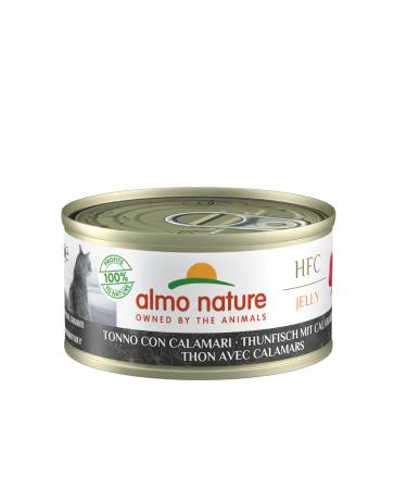 Almo Nature HFC Jelly wet cat food - tuna with calamari 24-pack (24 x 70g) Fish Seafood 70 g (24-pack)