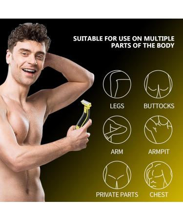 Buy Waterproof Electric Shaver for Men - Wet & Dry Facial & Body Trimmer USB Rechargeable Perfect Travel Grooming Tool - Buy Online on SooperMarket.com