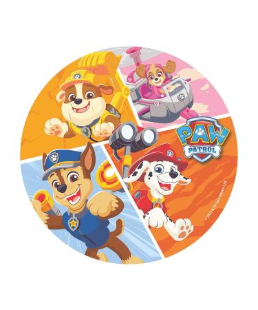 dekora Paw Patrol Wafer Disc for Cake Edible Cake Topper for Children's Birthday Cake Round 20 CM