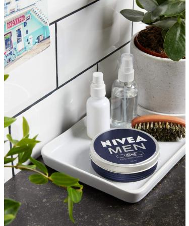 Nivea Men Nourishing Skin Cream (4 Pack) - Intensive Moisture for Body Face & Hands with Vitamin E - Lightweight Formula (75 ml) - Buy Online on SooperMarket.com