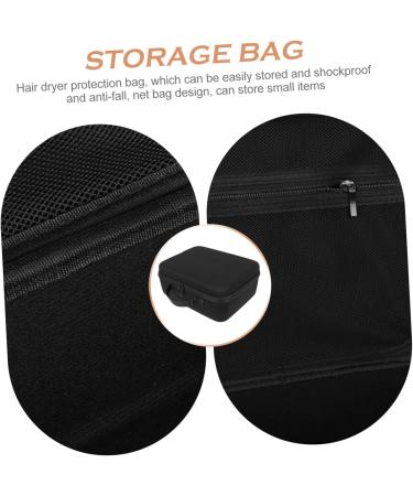Gogogmee 1pc Hair Dryer Storage Bag Carrying Portable Travel Pouch for Hair Styling Tools Suitcase Black Eva - Buy Online on SooperMarket.com