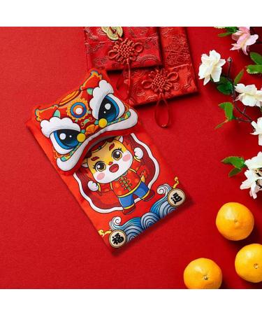 AWHAO Chinese New Year Red Envelope Bag Spring Festival Envelopes Hongbao for Birthday - Buy Online on SooperMarket.com