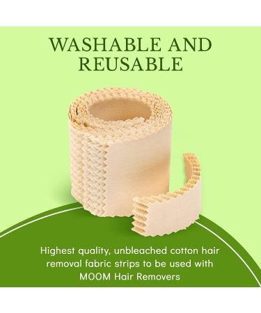 MOOM Polycotton Waxing Strips for Women - 48 Count (Pack of 1) - Buy Online on SooperMarket.com