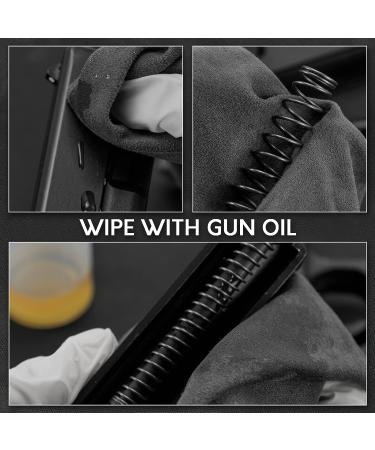 12x12 Microsuede Gun Cleaning Cloth - Lint Free Wipes for Professional Polishing - 3 Pack - Buy Online on SooperMarket.com