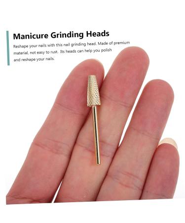 MUSISALY Nail Polisher Electric Grinder Electrical Tools Manicure Drill Tool Polishing Head Manicure Grinding Heads Portable Nail Grinder Nail File Head Drill Bits for Nails Tungsten Steel - Buy Online on SooperMarket.com