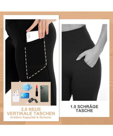 Shop Gayhay High Waist Women's Leggings - Black Sport Leggings with Pockets | Opaque Fitness & Yoga Pants for Gym & Running - Buy Online on SooperMarket.com