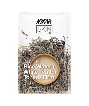 Nykaa Naturals Skin Secrets Bubble Sheet Mask Rice Water and White Tea 0.67 oz - Brightening Hydrating Face Mask - Pore Tightening Sheet Face Mask
