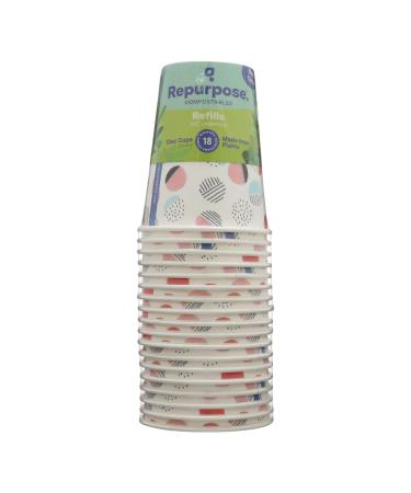 Repurpose, Eco-Tall Hot Cups 12 Ounce, 18 Count