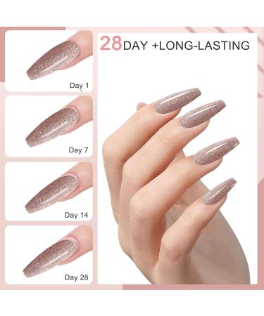 28g Acrylic Nail French Manicure Powder Set - White, Clear, Black, Nude | HJ-NAP016 (No.16) - Buy Online on SooperMarket.com