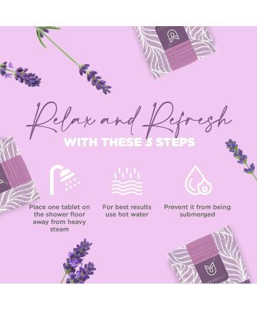 Fresh Faze Lavender Shower Steamer - Organic Aromatherapy Shower Bombs for Women - Buy Online on SooperMarket.com