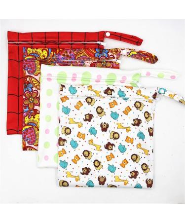 Baby Diaper Bag Wet Dry Organizer - Waterproof Zipper Bag, Reusable Cloth Wet Bag (Color 10 M) - Buy Online on SooperMarket.com