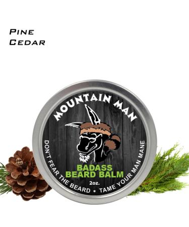 Badass Beard Care Beard Balm BergMan - Nourishing 2 oz Beard Balm for Soft Stylish Facial Hair | International Shipping Available - Buy Online on SooperMarket.com