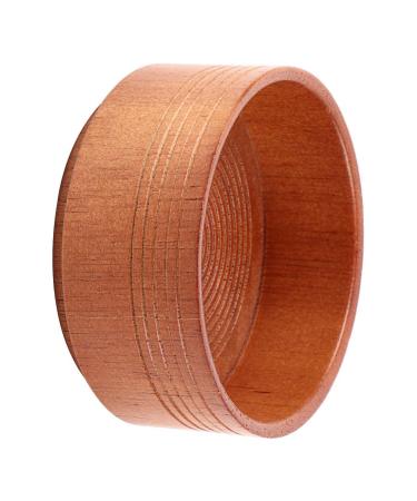 Cream Soap Dish 8 8 4 Wooden Shaving Soap Bowl Cup Mug Tool Natural For Man Razor Cleaning Foam Round