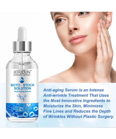 Boto-x Face Serum UK Boto-x Stock Anti Aging Serum for Face Boto-x Stock Solution Facial Serum Collagen Serum for Face Reduce Wrinkles Boost Skin Collagen Anti-Wrinkle Serum Hydrate & Plump Skin - Buy Online on SooperMarket.com
