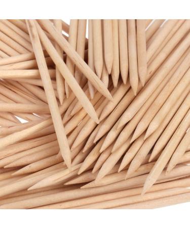 Orange Wood Sticks  Nail Art  Cuticle Pusher Remover  Manicure Pedicure Tool (50 Pieces)