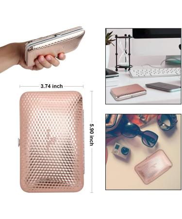 Keiby Citom Manicure Set 18pcs Professional Nail Clippers Kit Pedicure Care Tools-Stainless Steel Grooming Tools with Rose Gold PU Leather Case for Travel & Home (Rose Gold) - Buy Online on SooperMarket.com