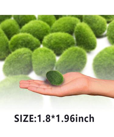 ODDIER 20-Piece Artificial Moss Rocks for Fairy Gardens and Floral Arrangements - Fake Moss Decor for Crafts and Pot Planters (2 Sizes) - Buy Online on SooperMarket.com