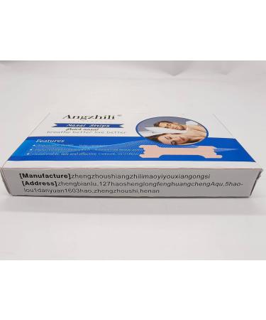 Angzhili Nasal Strips for Reduce Snoring Breath More Better Anti Snoring Improve Sleeping Large Size 66mm*19mm (300) - Buy Online on SooperMarket.com