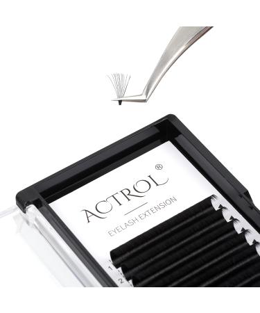 Volume Eyelash Extensions D Curl 0.07mm 13mm - Easy Fan Self Fanning Lashes for Effortless Volume - Buy Online on SooperMarket.com