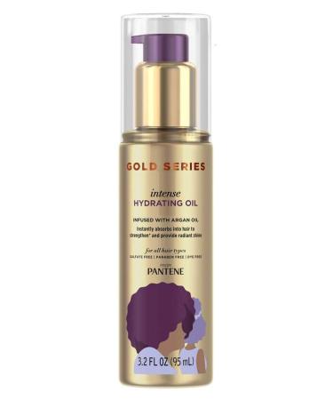 Pantene Gold Series Intense Hydrating Oil 3.2 Ounce (95ml) (2 Pack)