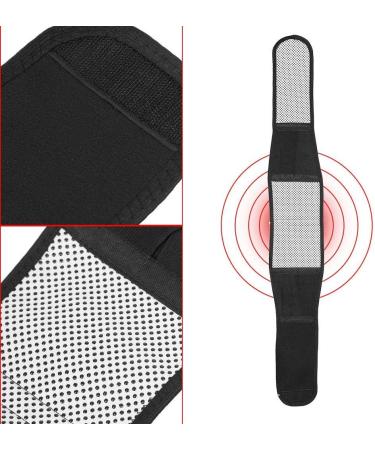Lumbar Back Brace 4 Size Adjustable Self-Heating Waist Back Braces Back Pain Support Belt Adjustable Self-Heating for Women and Men (L) - Buy Online on SooperMarket.com