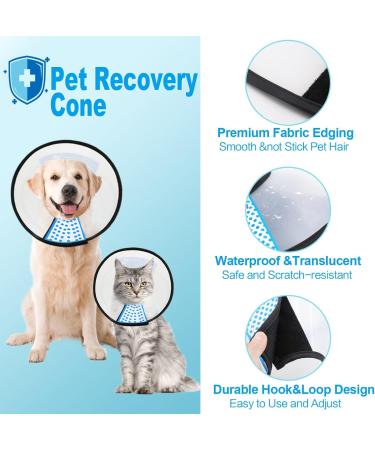 Super Protective Collar for Cats & Small Dogs | Plastic Neck Collar XS (9.8-11.2 in) - Optimal Comfort & Safety - Buy Online on SooperMarket.com