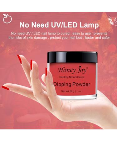 Honey Joy Dark Purple Nail Dip Powder 1oz (Dip-WD15) - Acrylic Color Pigment for Fine Dipping - Buy Online on SooperMarket.com