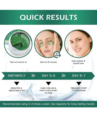VANELC Eye Mask - Collagen Seaweed Under Eye Patches for Dark Circles Puffiness & Wrinkles | Natural Eye Treatment Gel - Buy Online on SooperMarket.com