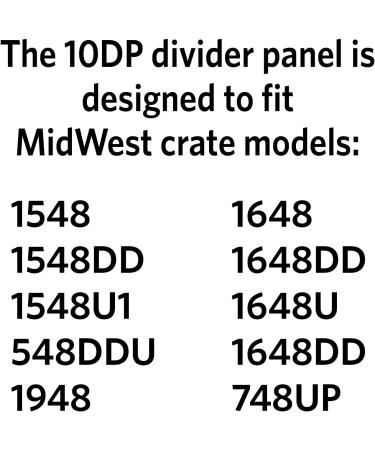 MidWest Homes for Pets Divider Panel - Fits Models 710BK, 1248, 1348TD, 1548/DD, 1648/DD/UL - Buy Online on SooperMarket.com