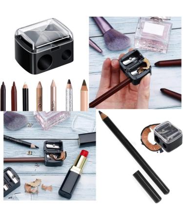 12-Piece Cosmetic Pencil Sharpeners - Dual Hole Lip Liner & Eyeliner Sharpener Set - Buy Online on SooperMarket.com