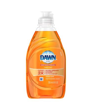 Dawn Ultra Antibacterial Dishwashing Liquid 7oz. Orange Scent (Orange) 7 Fl Oz (Pack of 1)