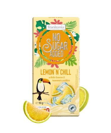 Buy Frankonia Chocolat Limited Summer Edition Lemon 'n' Chill - White Lemon & Cookies Chocolate 90g | International Shipping Available - Buy Online on SooperMarket.com