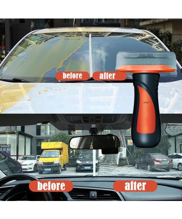 Automotive Oil Film Cleaning Brush Seedhubtok Glass Cleaning Board Hydrophobic Glass Coating for Windshield Anti-Rain Fog Cleaning Glass Brush Improves Clarity and Visibility (B-3Pcs) - Buy Online on SooperMarket.com